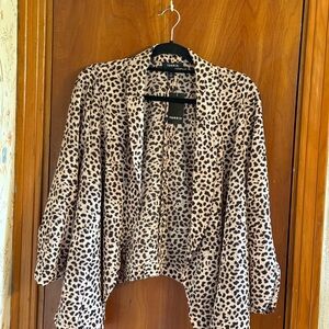 Torrid Animal Print Cardigan